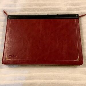 Laptop Case. Brand New. Faux Red Wine Color. Trendy &Functional.​​​​​​​​
